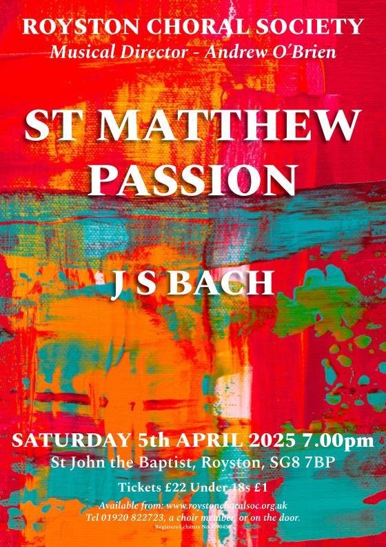 st matthew passion – js bach concert