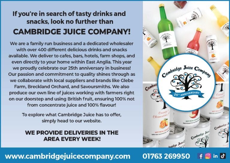 Cambridge Juice Company: Quality Drinks & Snacks Delivered