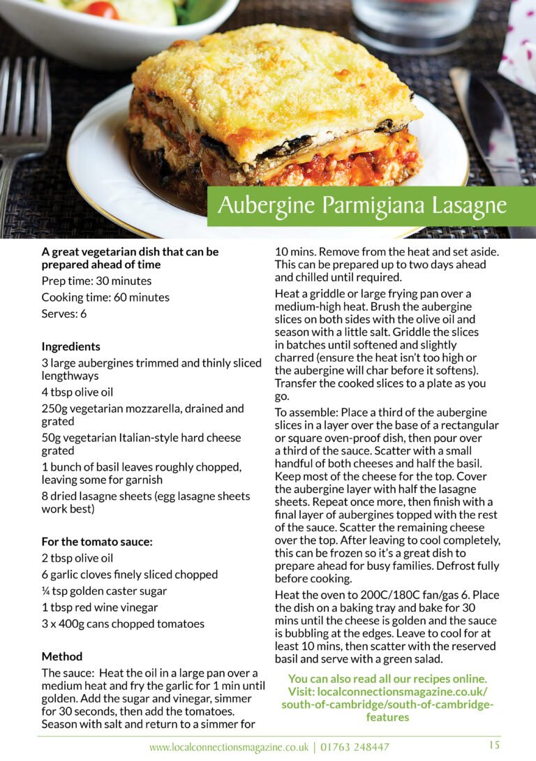 Aubergine Parmigiana Lasagne